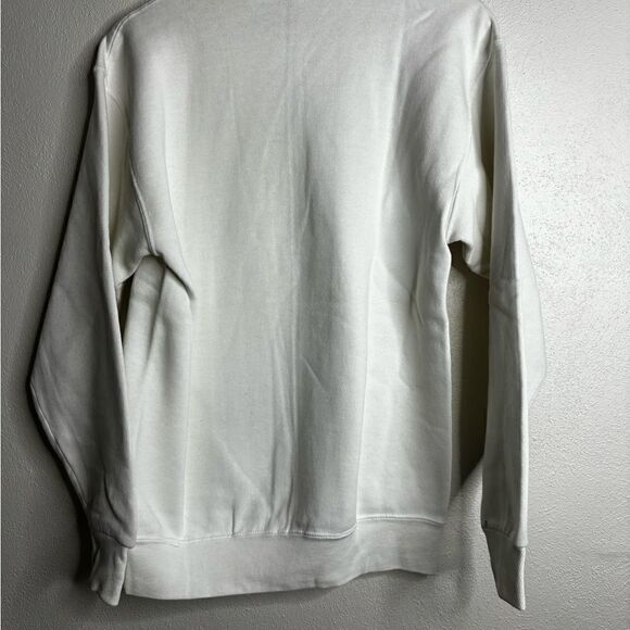 Vintage 90s Mackinac island pullover sweatshirt men’s size medium white - Picture 2 of 8